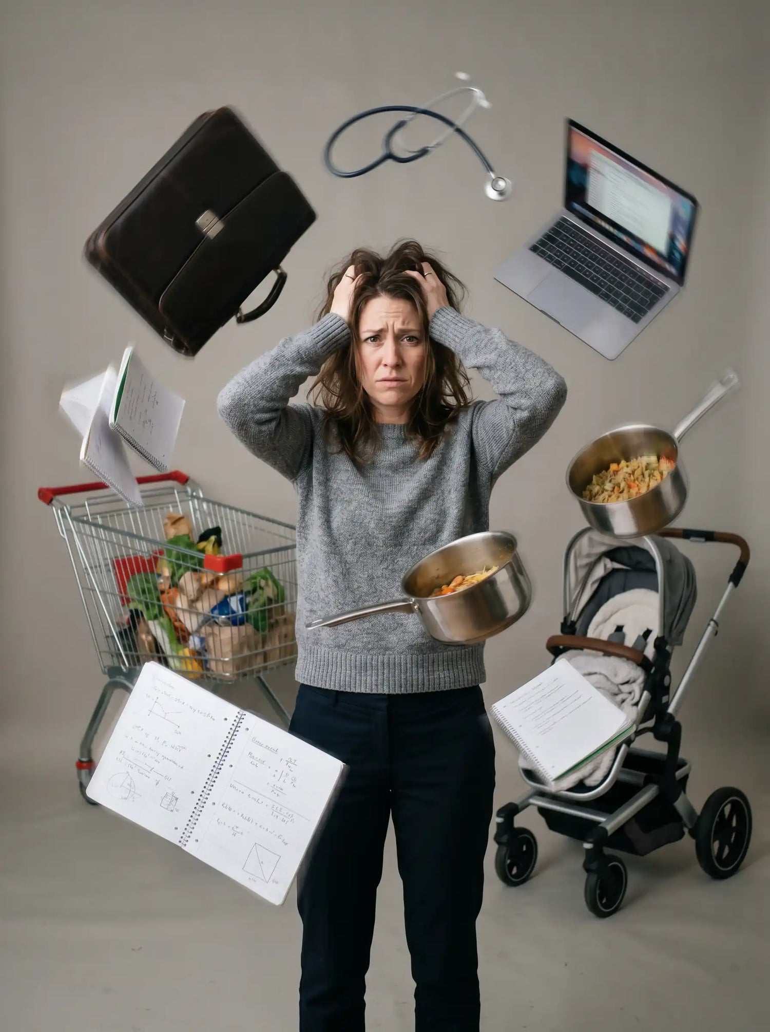 Une femme et sa charge mentale invisible