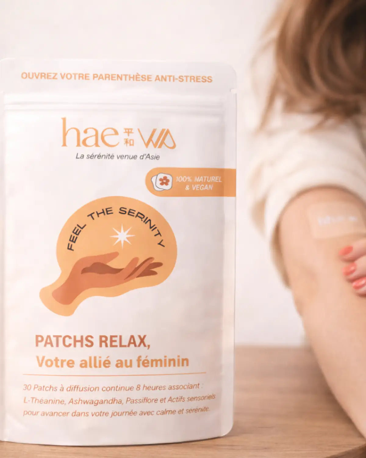 Patch Relax Hae-Wa vue de face — 30 patchs transdermiques bien-être