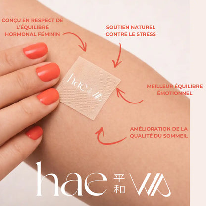 Patch Relax Hae-Wa aux plantes adaptogènes — formule naturelle et vegan