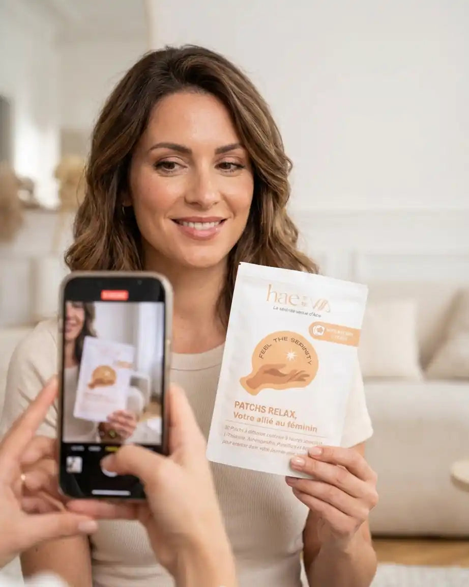Parle de Hae-Wa, patch transdermique Relax sur tes réseaux sociaux
